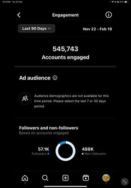 Instagram analytics screenshot 4