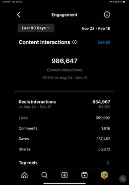 Instagram analytics screenshot 6