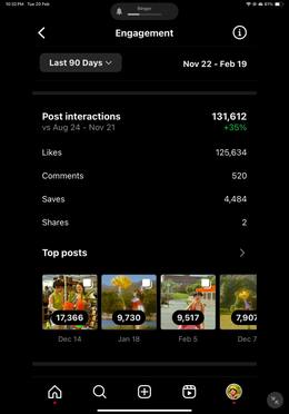 Instagram analytics screenshot 7