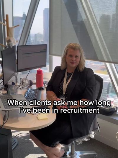 TikTok video - No one could doubt her experience in recruitment :)